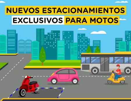 Una solución para el estacionar motos en las veredas de la ciudad