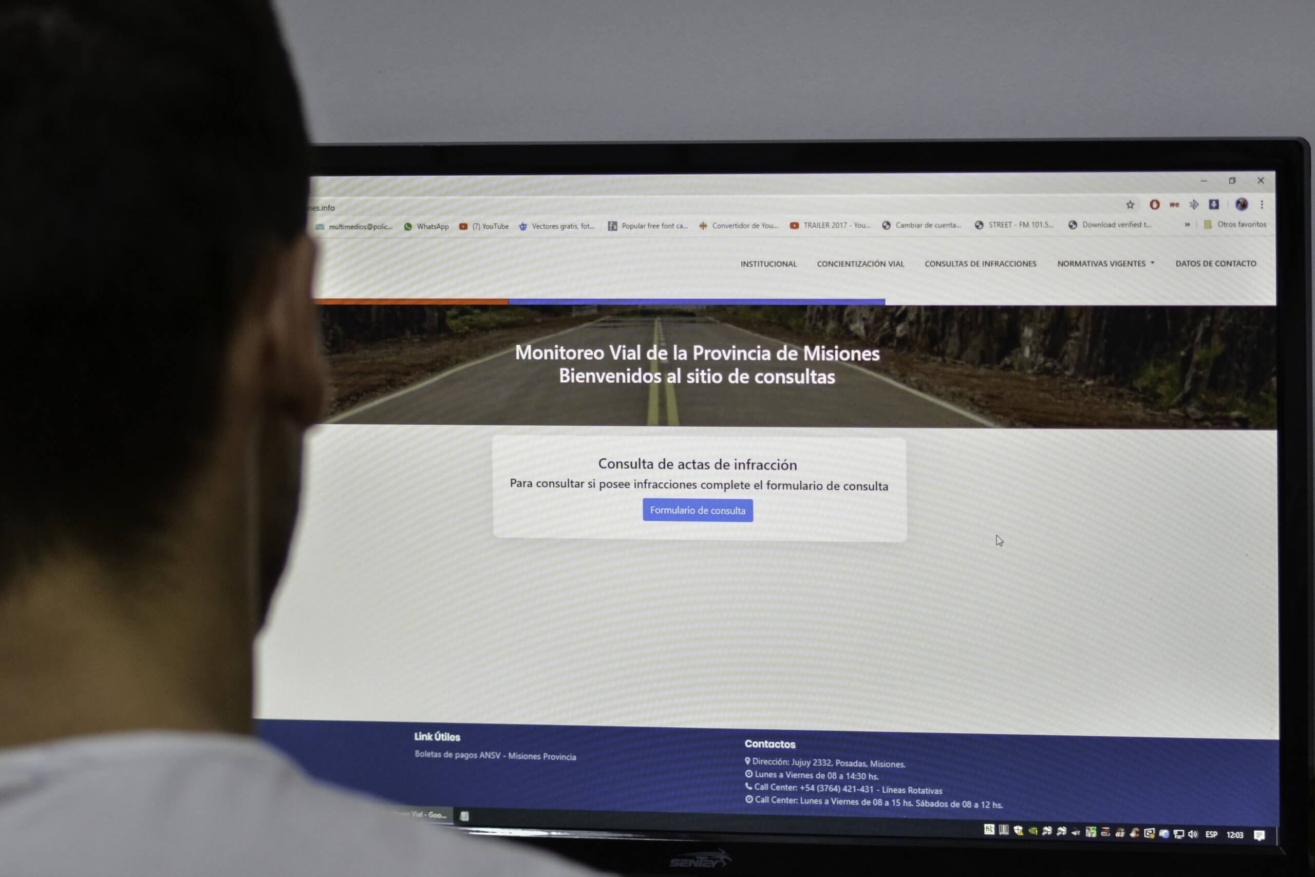 Misiones incorpora la consulta web de infracciones y multas