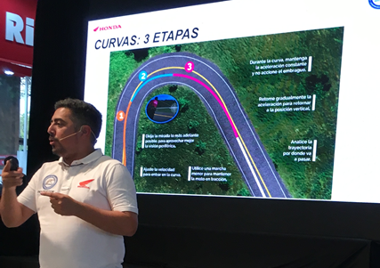 Honda estrena espacio dedicado exclusivamente a dar consejos sobre conducción segura de motos