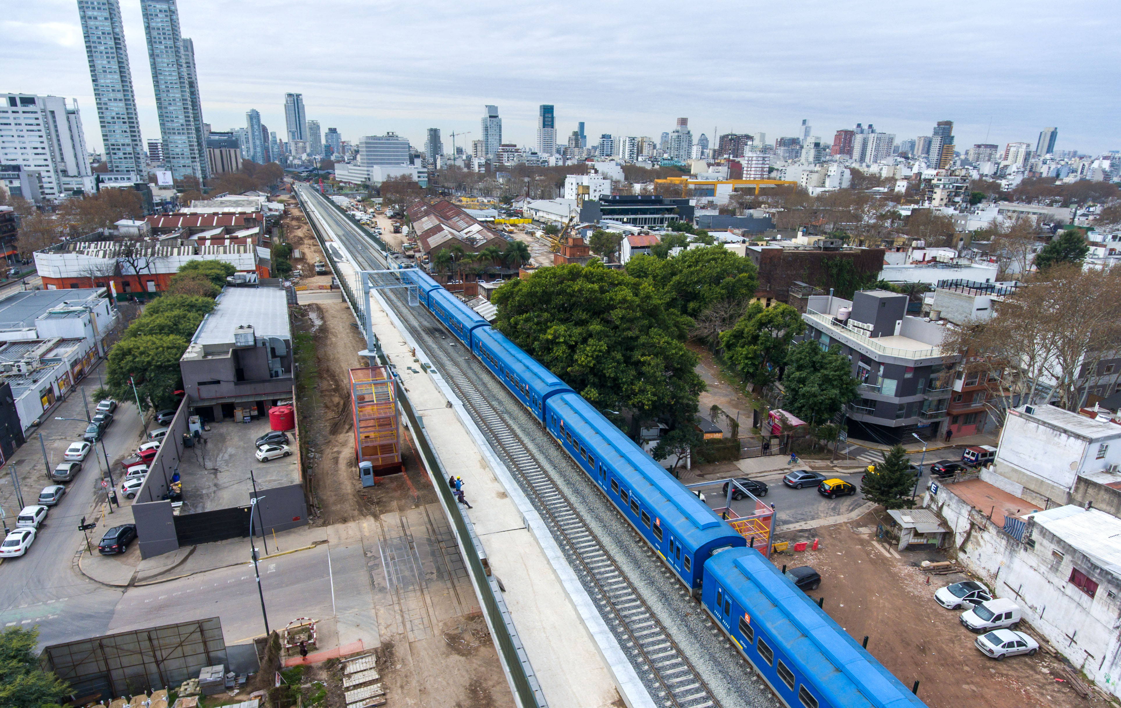 Inauguraron el Viaducto San Martín que eliminó barreras en Palermo y Chacarita