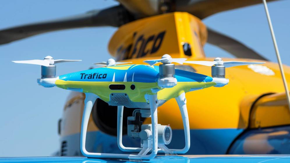 España usará drones para patrullar el tránsito y multar a infractores