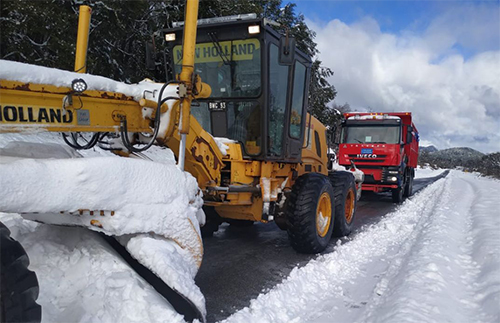 Se inicia el Plan Integral de Mantenimiento Invernal en rutas de frontera