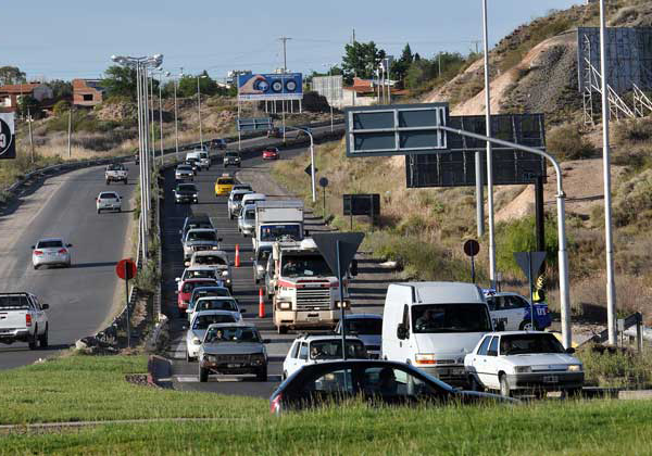 El infierno del tráfico en la región de Vaca Muerta